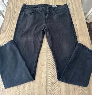 Matix Gripper Slim Straight Black Jeans Men's Size 34x32 Skate Surf Denim Pants